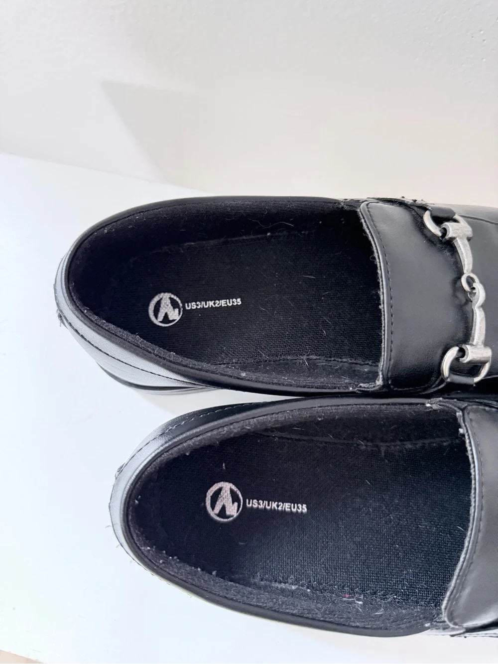 Boys Size 3 Black Horsebit Loafers Slip On Dress Shoes Formal School Church